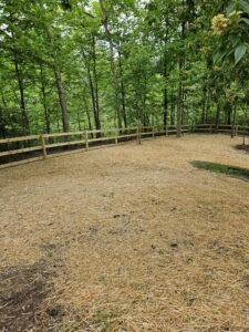 Backyard Expansion and Fence Installation in West Chester
