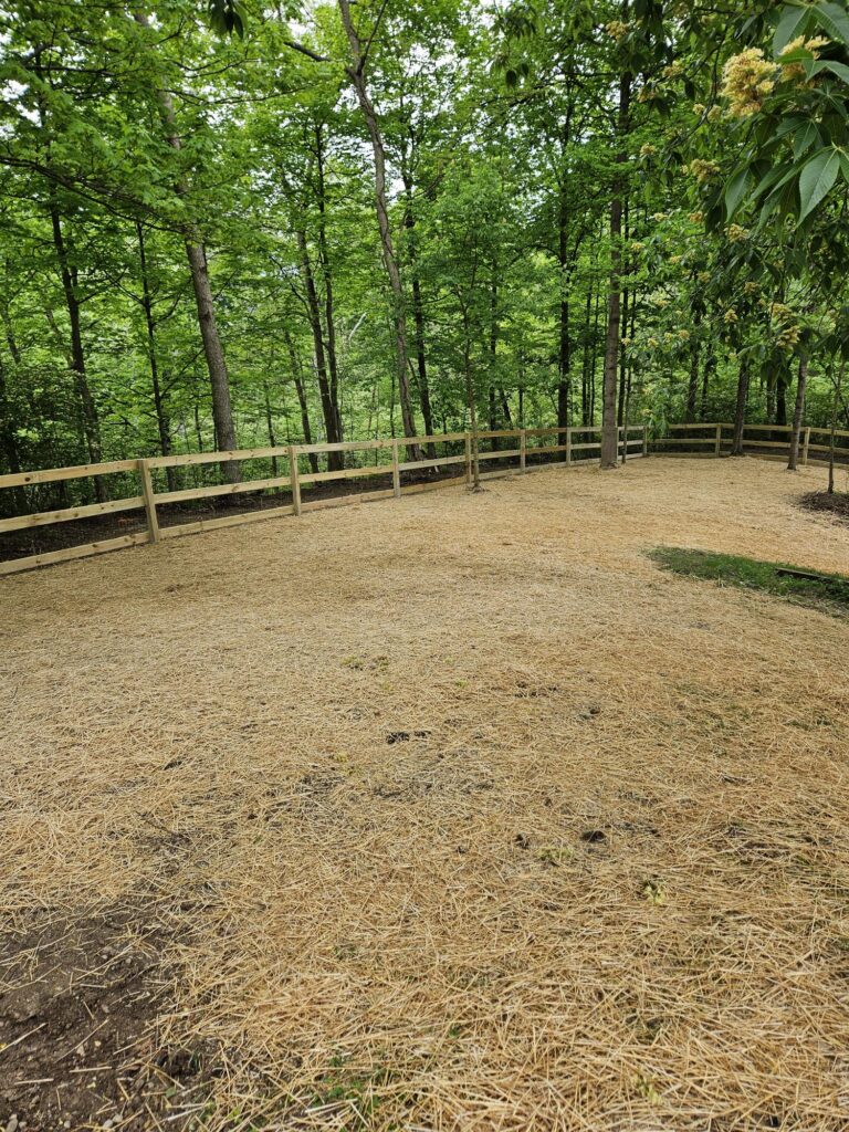 Backyard Expansion and Fence Installation in West Chester